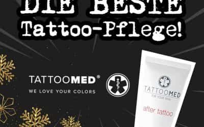 Tattoo Pflege in 3 Schritten – mit TOP Produkten!