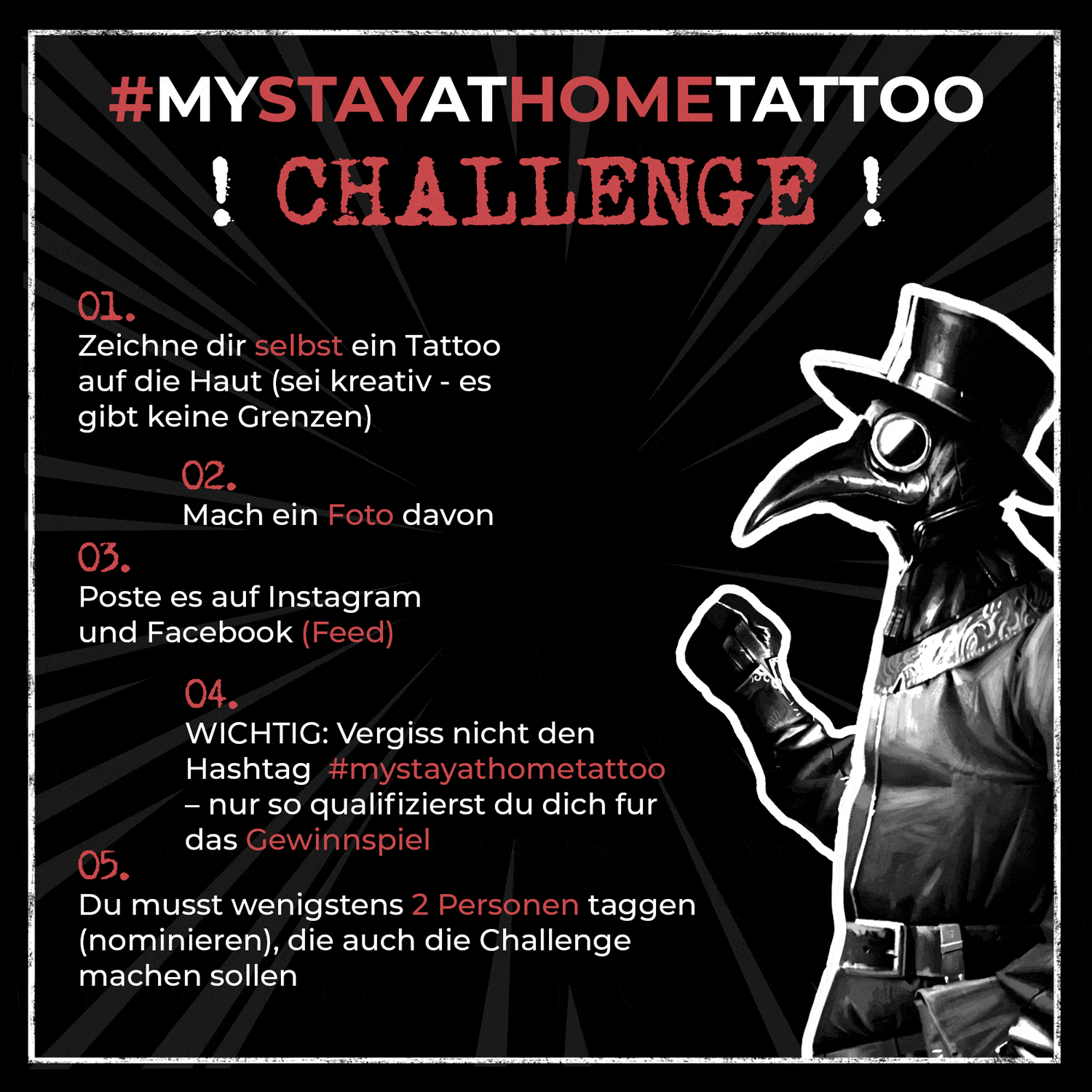 stay home tattoo challenge